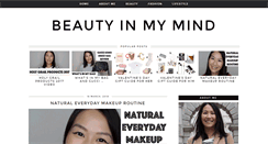 Desktop Screenshot of beautyinmymind.com